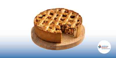 Appeltaart gesneden | 10 personen