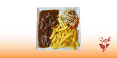 Friet | Indisch stoofvlees
