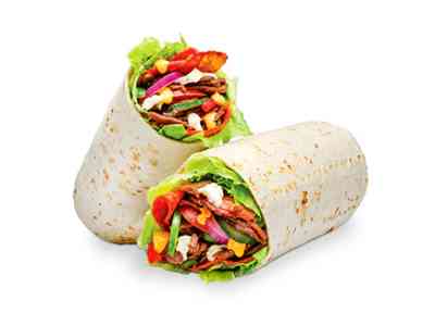 Spicy Steak & Bacon Melt wrap