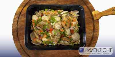 Pasta vongole & gamba's | maaltijd