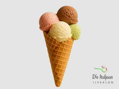 4 bolletjes | hoorntje