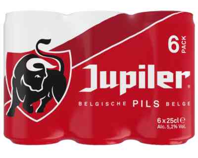 Jupiler - Belgisch Pils Blik - 6 x 250ML