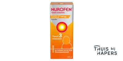 Nurofen Suspensie kind 100mg / 5ml sinaasappel suikervrij 100 milliliter