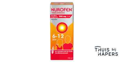 Nurofen Suspensie kind 200mg / 5ml aardbei 100 milliliter