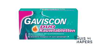 Gaviscon Duo tabletten 24 kauwtabletten