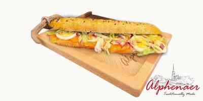 Broodje gerookte zalm & roomkaas | XL