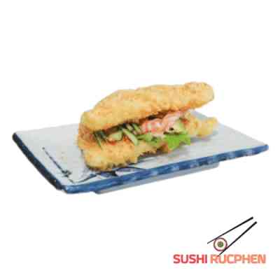 Sandwich zalm sushi