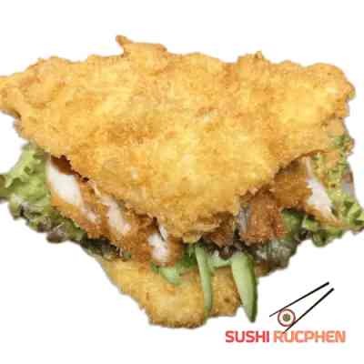 Sandwich chicken sushi