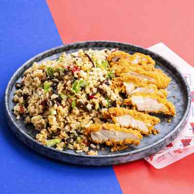 Korean chicken fried rice