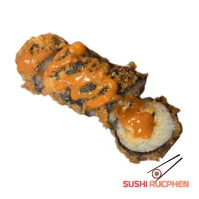 Spicy crispy salmon roll