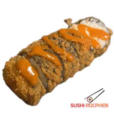 Spicy crispy chicken roll