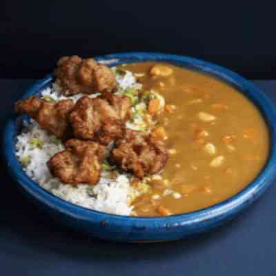 Chicken karaage curry rice