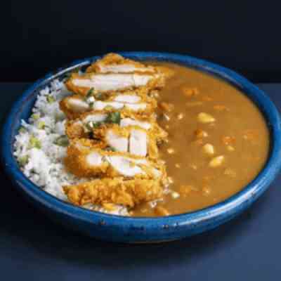 Chicken cutlet curry rice