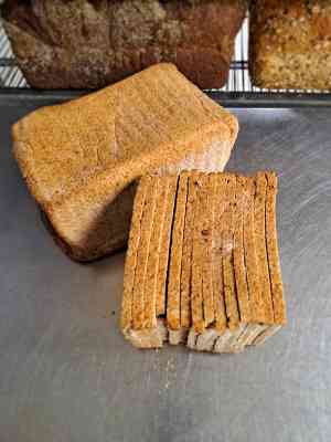 Pakje roggebrood gesneden