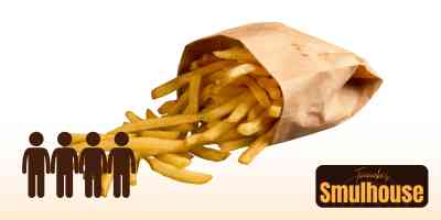 Gezinszak friet 4 personen