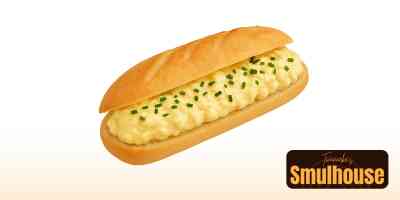 Broodje boeren eiersalade