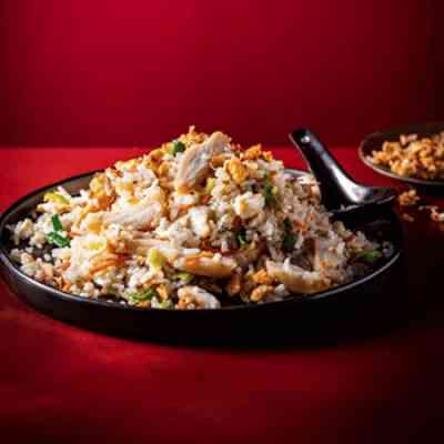 Gebakken rijst met kip