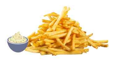 Friet knoflookmayonaise