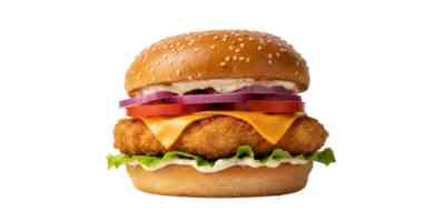 Chick and cheese burger